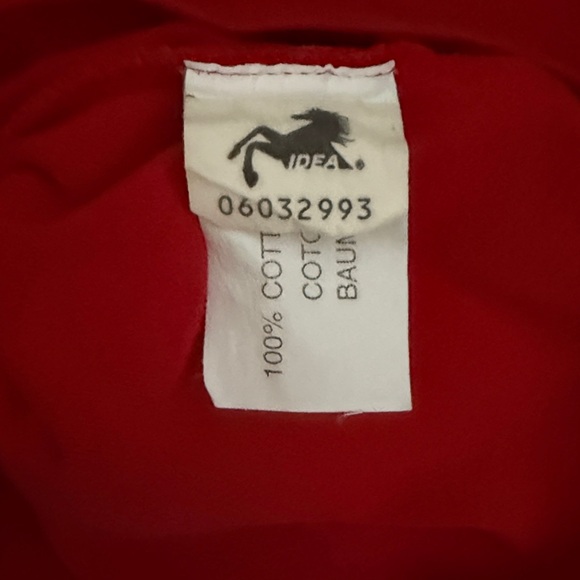 Ferrari Red V-Neck Top with Logo - Picture 6 of 8